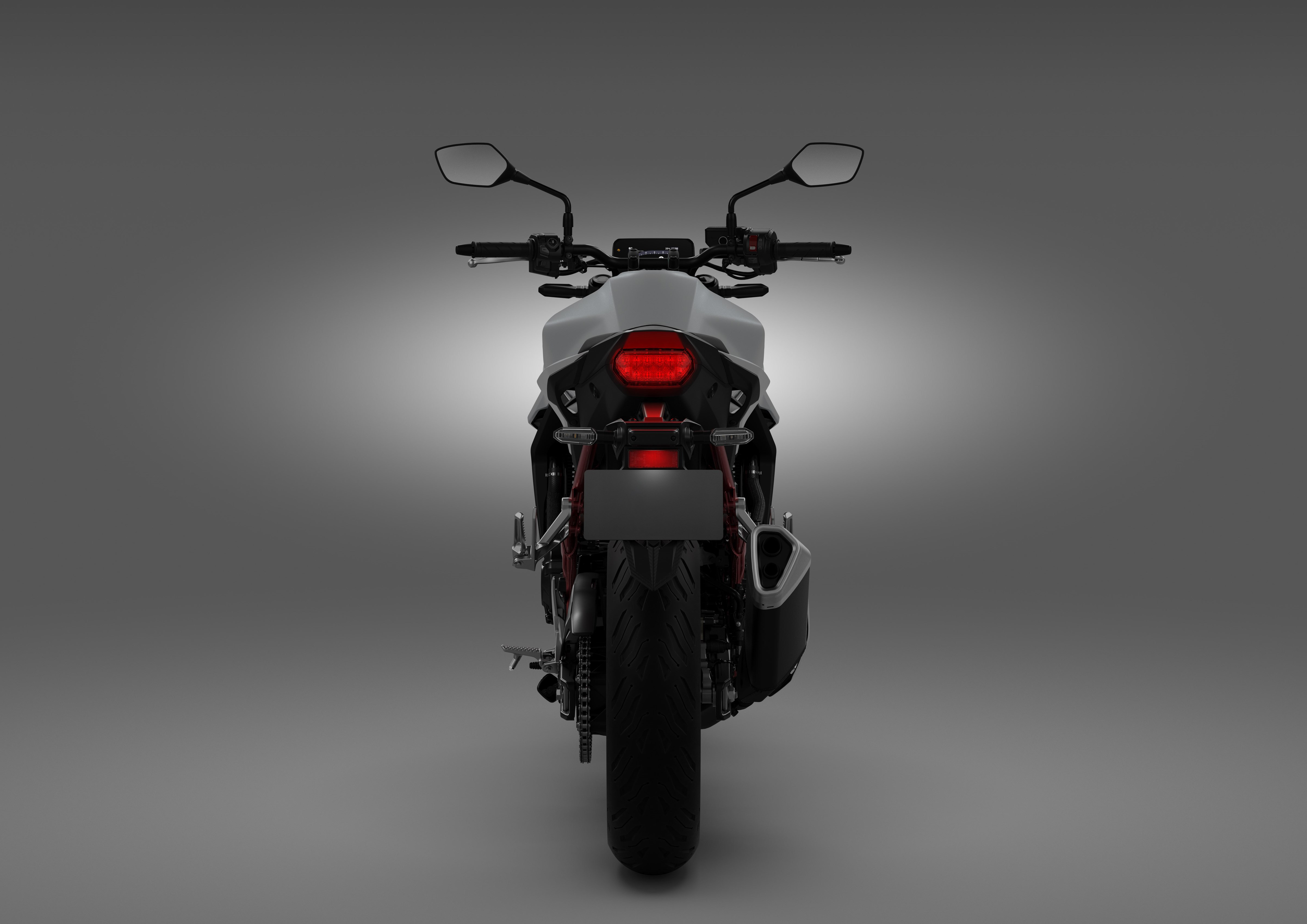 Vue de la Honda CB750 Hornet